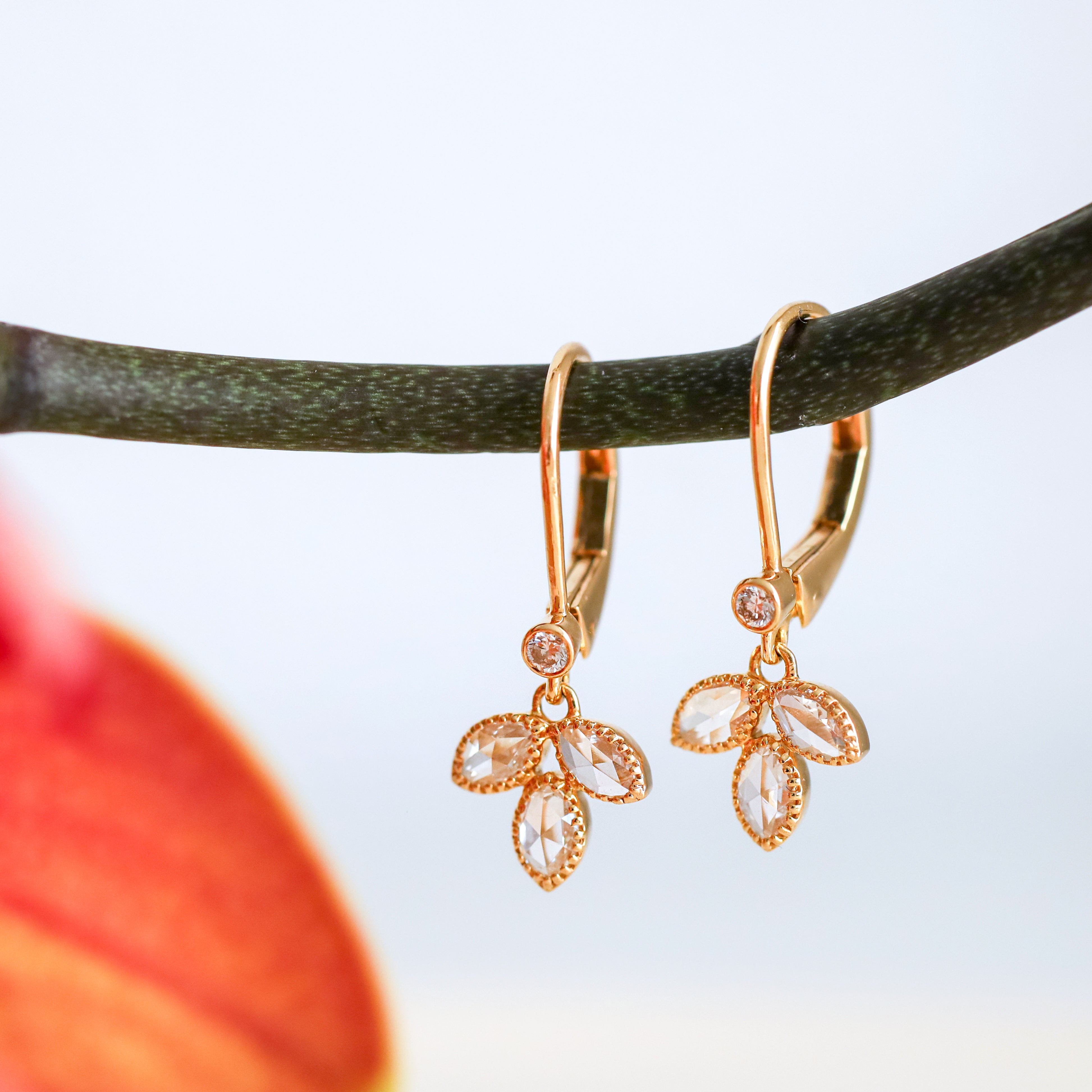 Sethi Couture Cesta White Diamond Hoops main image 1