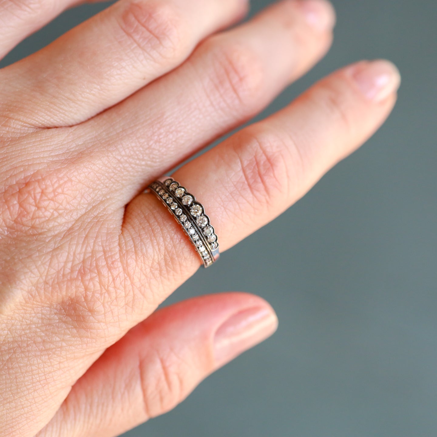 Diana White Diamond Ring