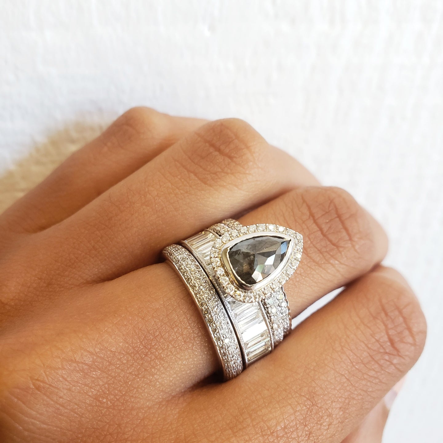 Heritage White Diamond Band