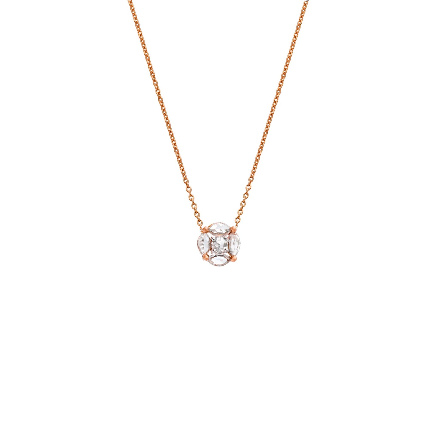 Sophia White Diamond Necklace
