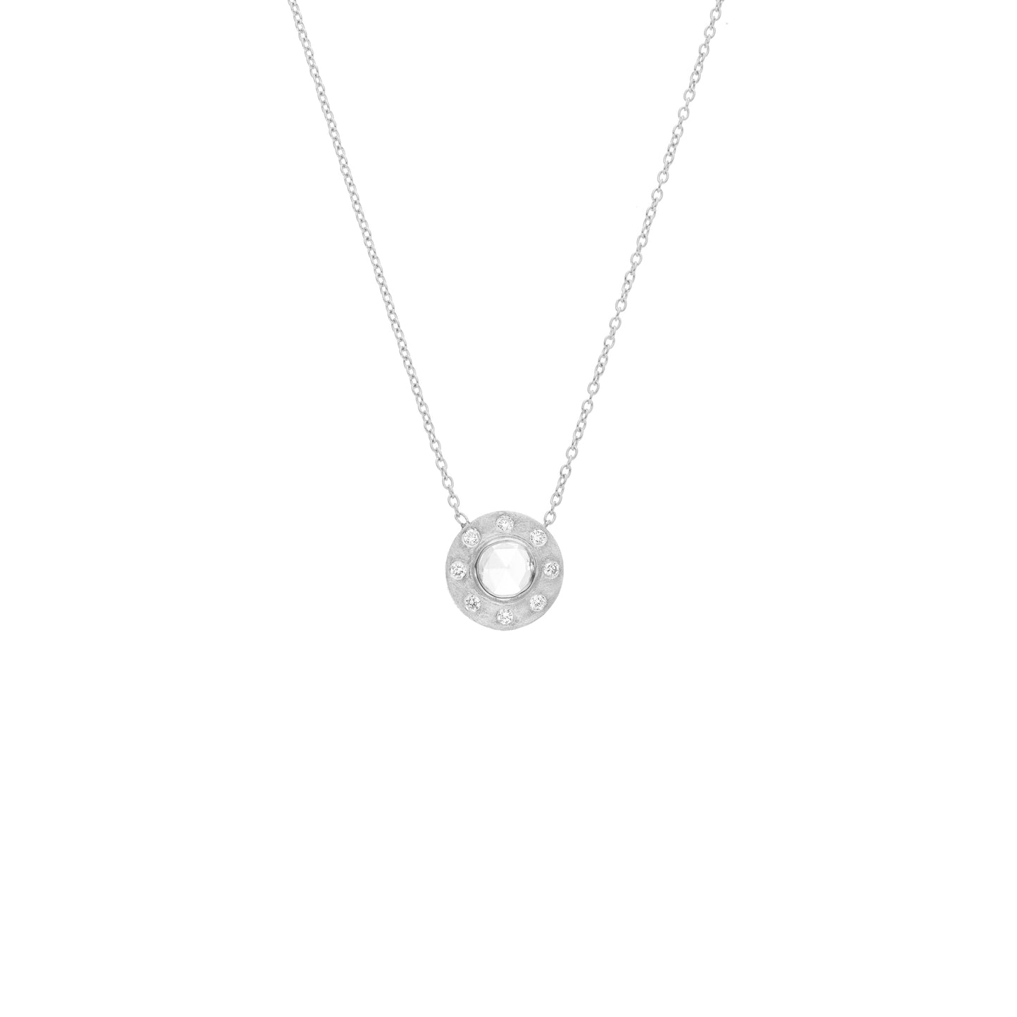 Dunes Classic White Diamond Necklace