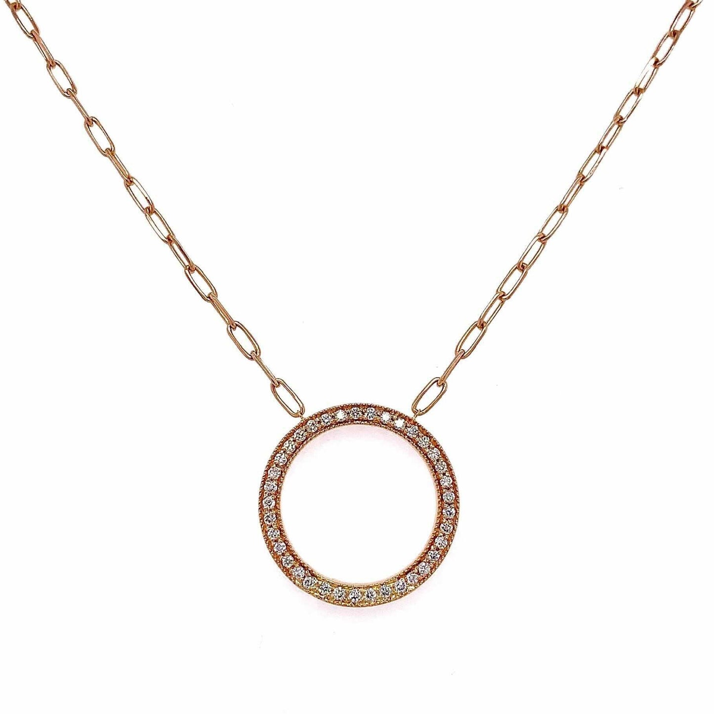 Eternity White Diamond Necklace