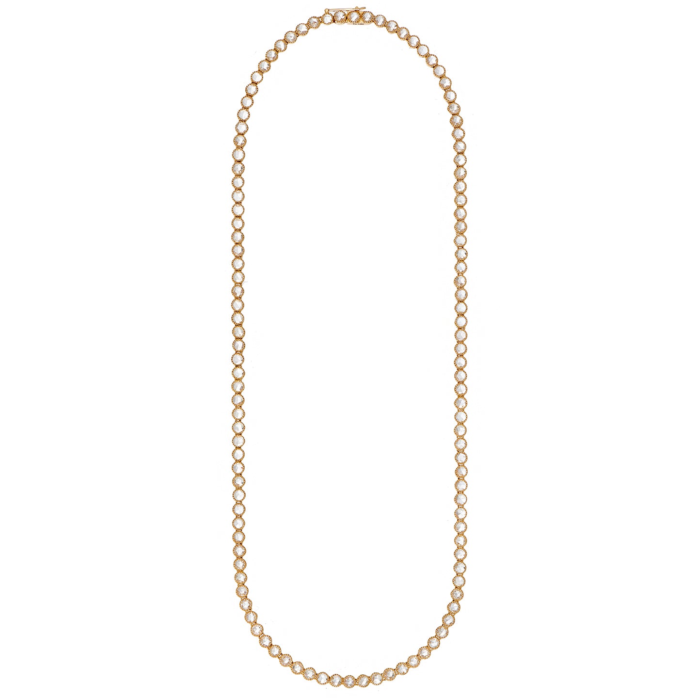 Grace White Diamond Tennis Necklace
