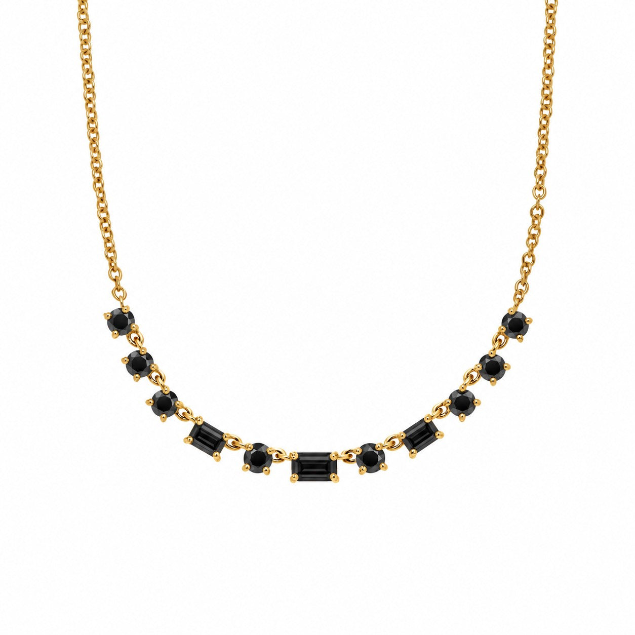 Madison Black Diamond Necklace