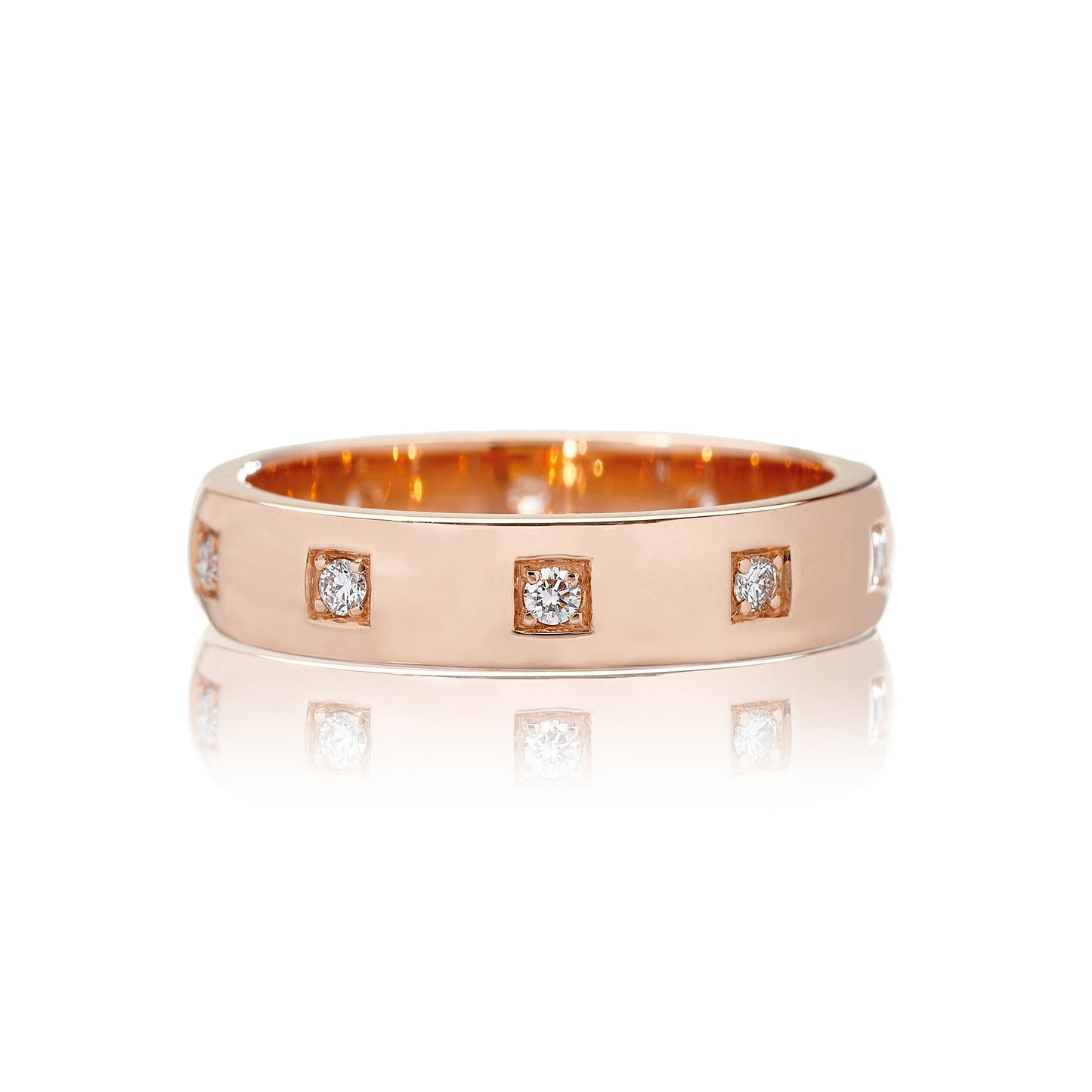 Harper White Diamond Band