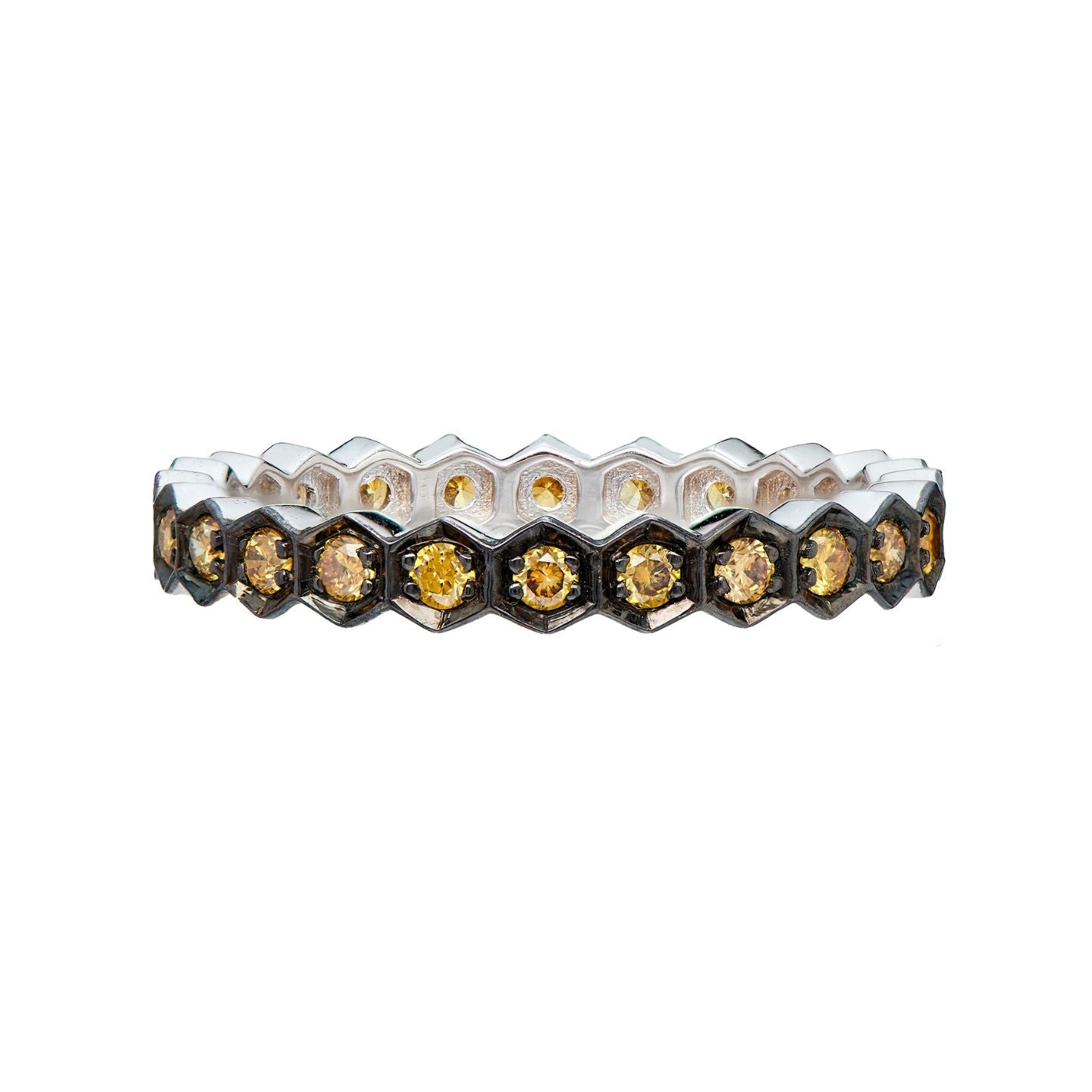 Regency Burnt Orange Diamond Band