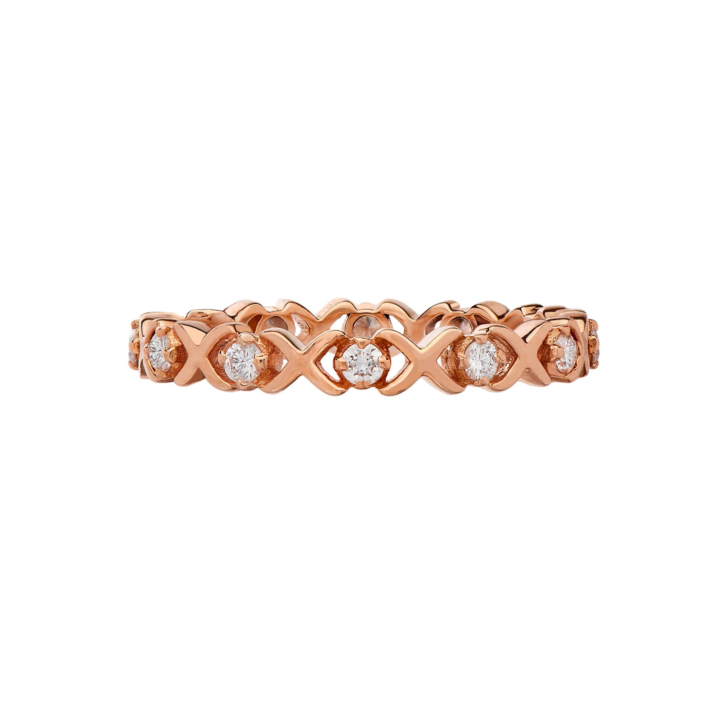 Ayla White Diamond Band