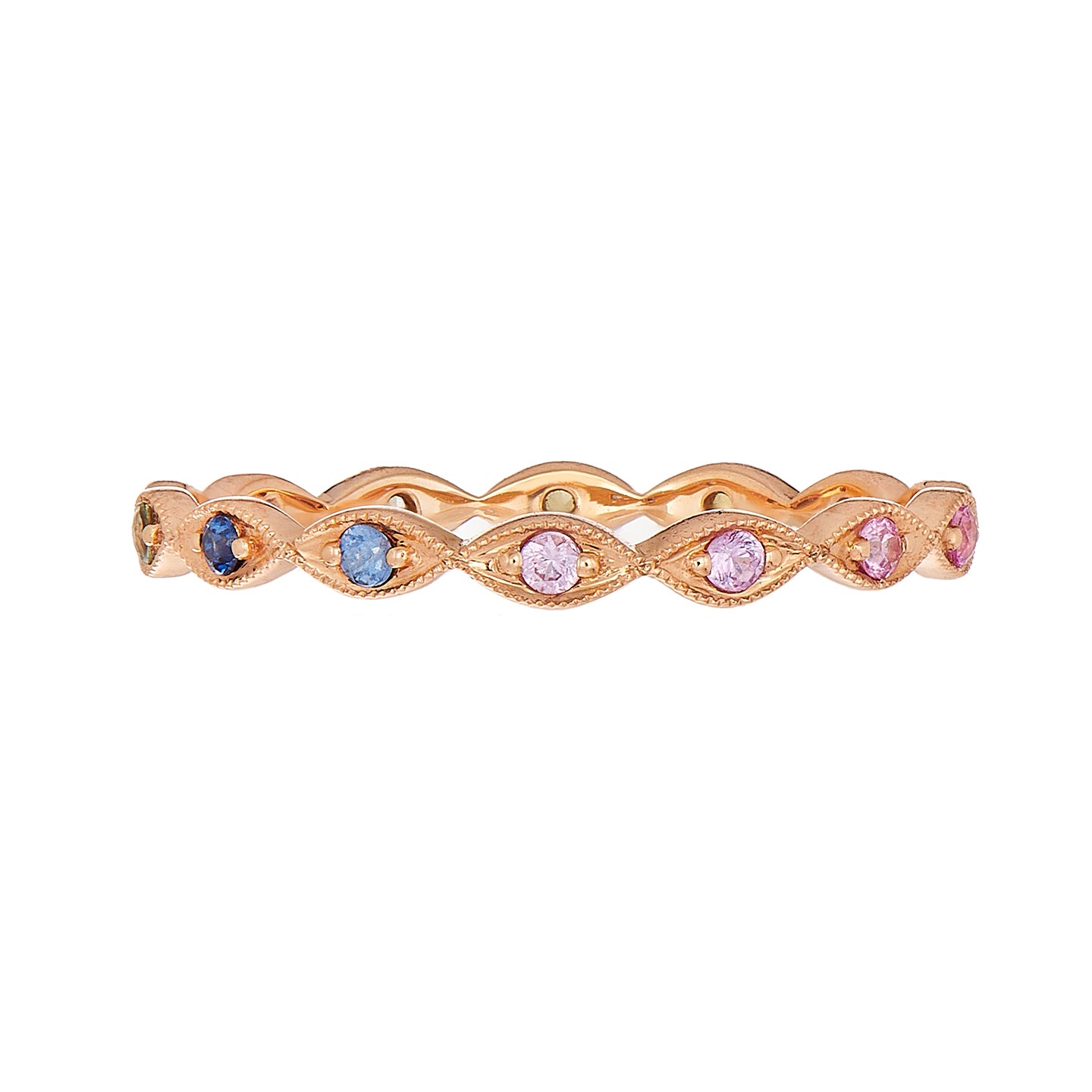 Rainbow Sapphire Eleanor Band