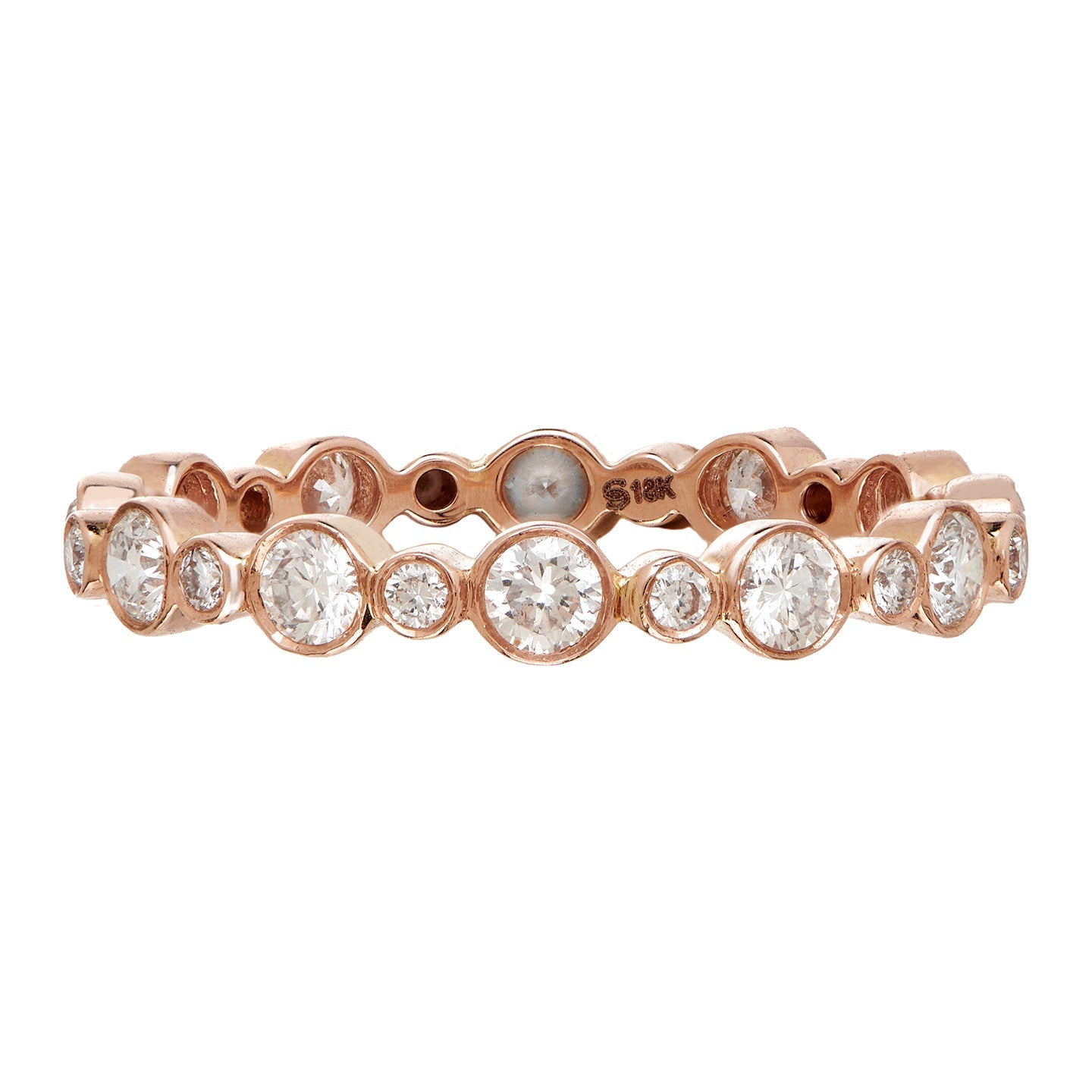 Aurelia White Diamond Band