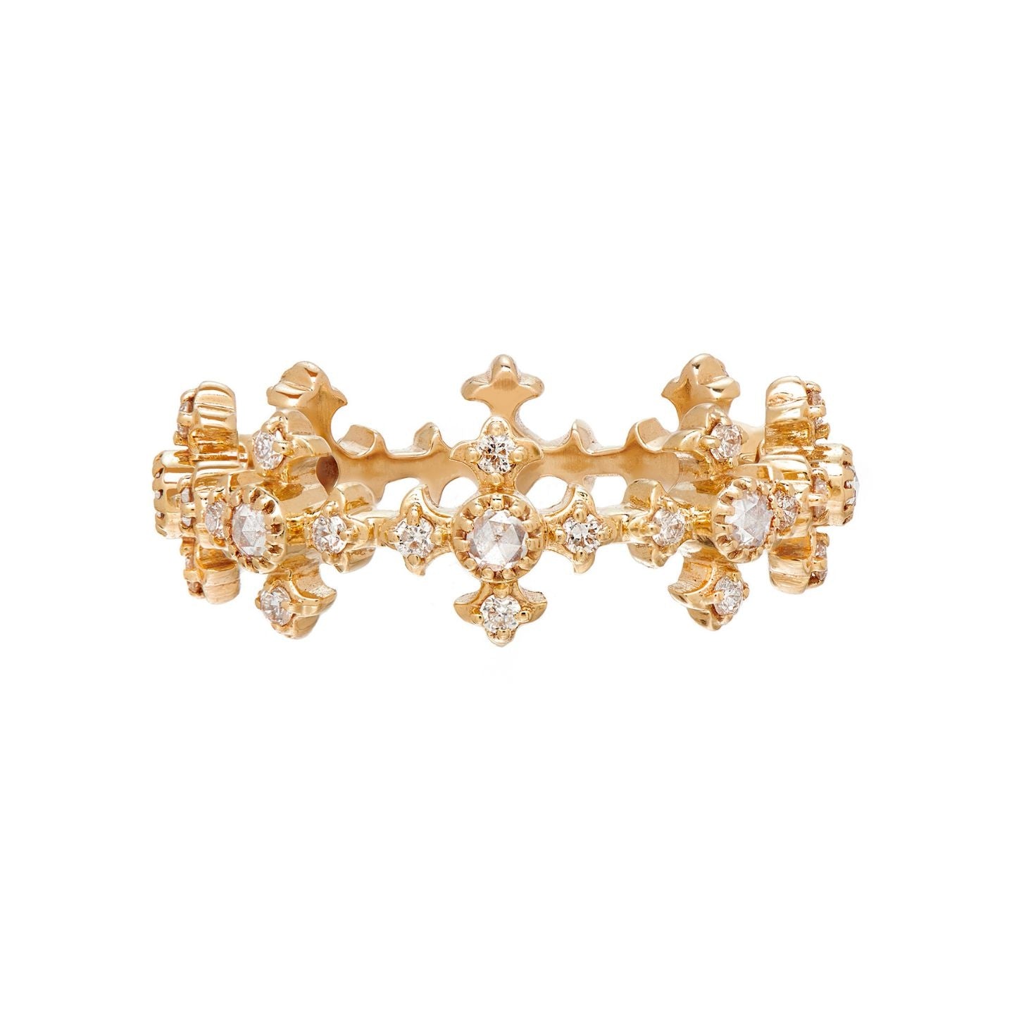 Arya White Diamond Band