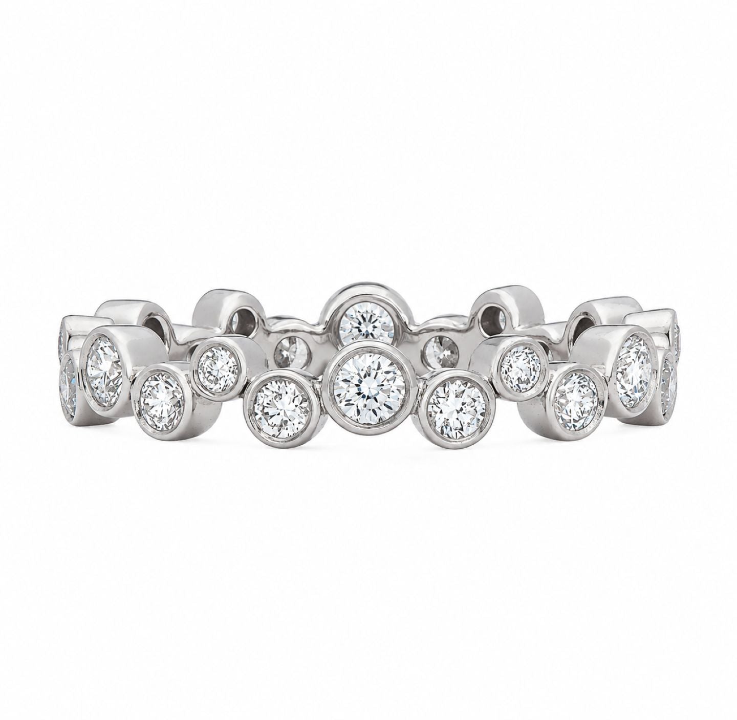 Maddy White Diamond Band