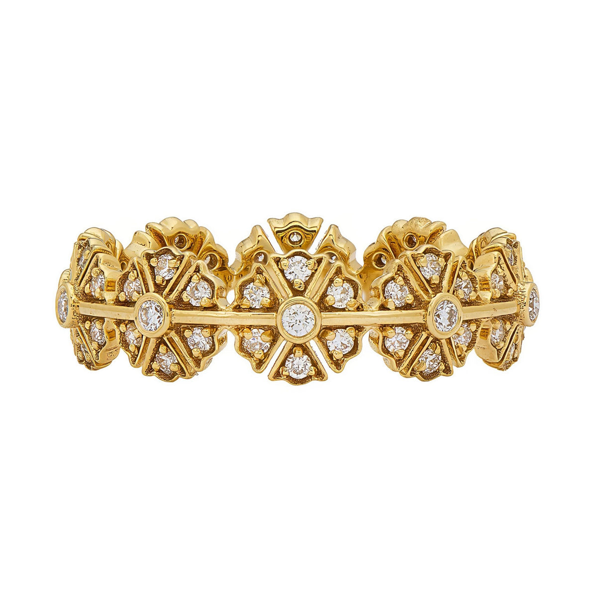 Camelia White Diamond Band