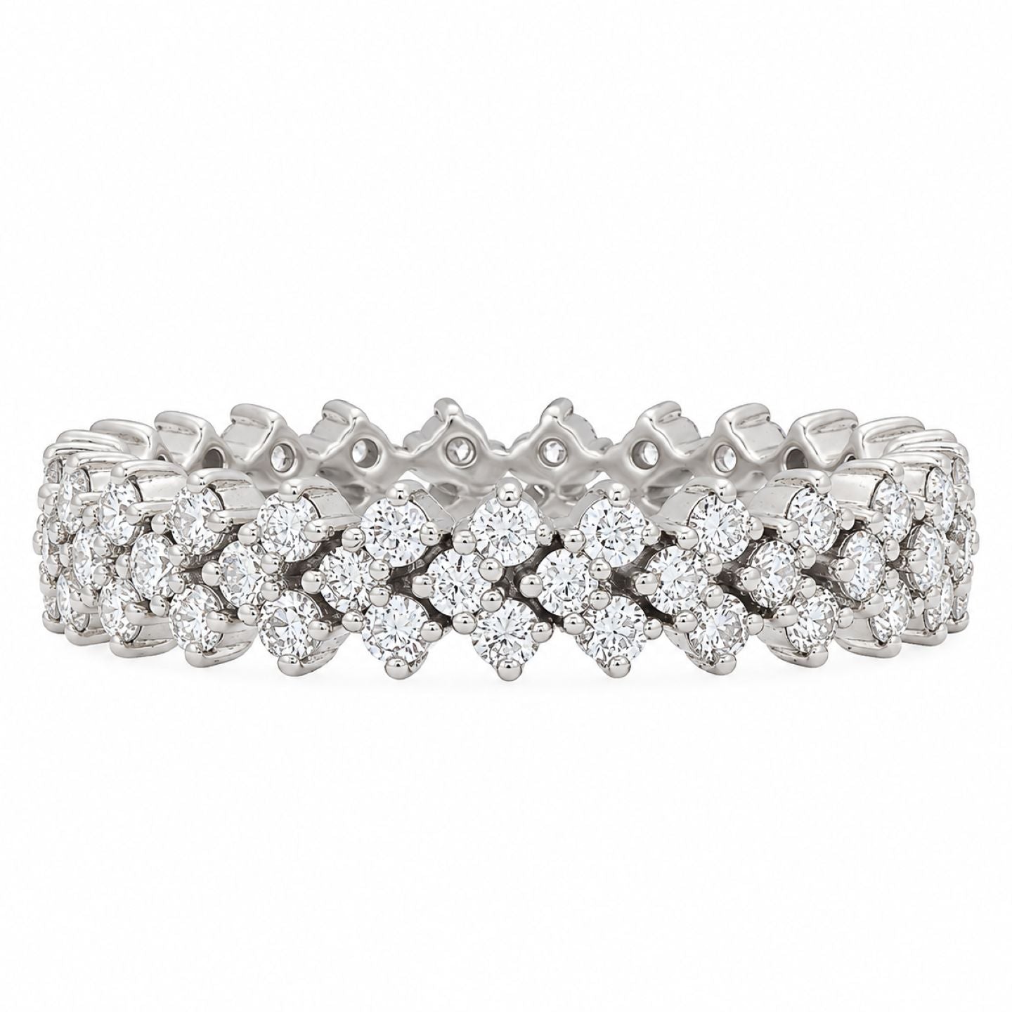 Vida White Diamond Band