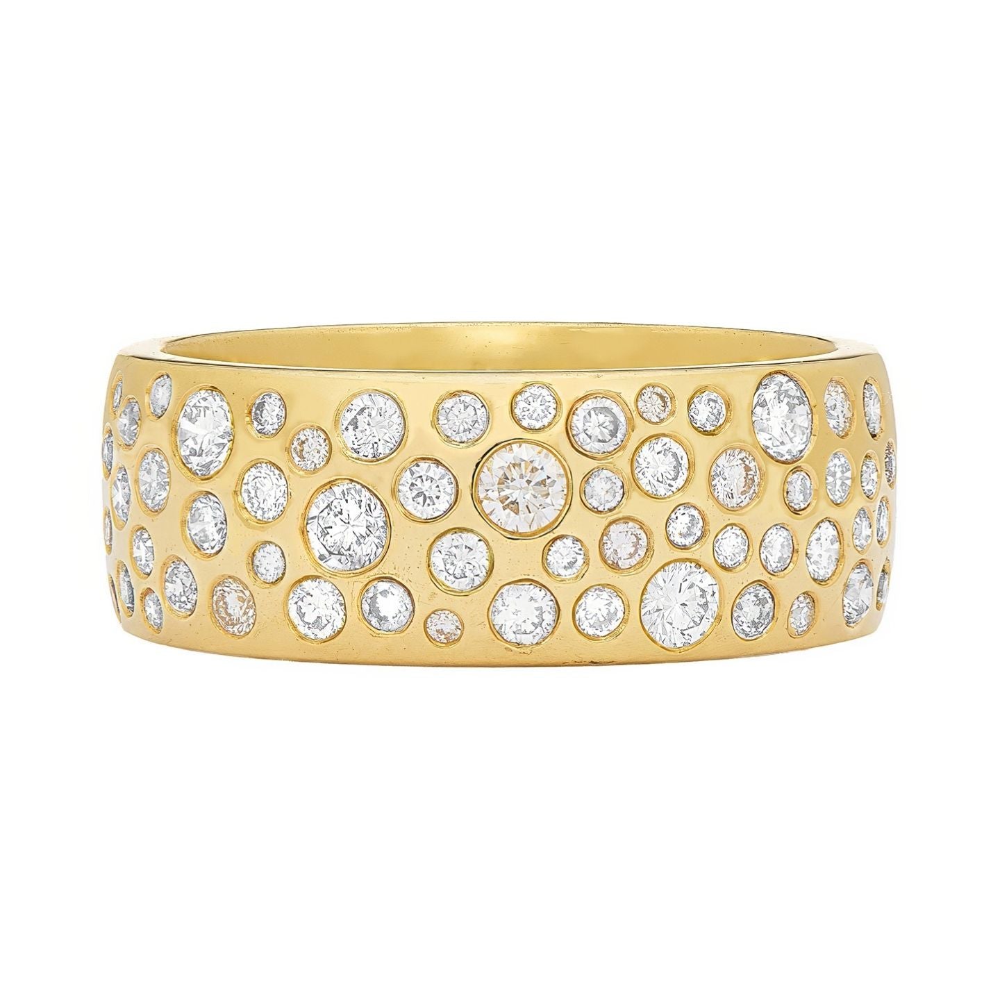 Confetti White Diamond Band