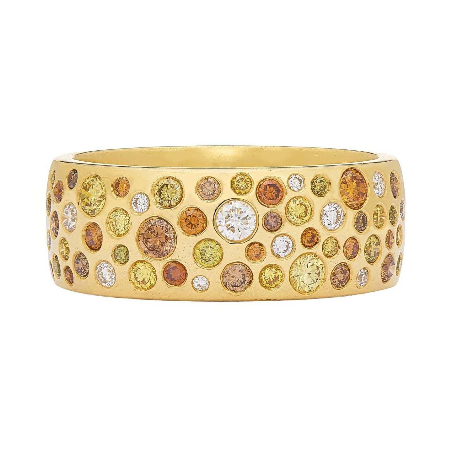 Confetti Multi-Color Diamond Band
