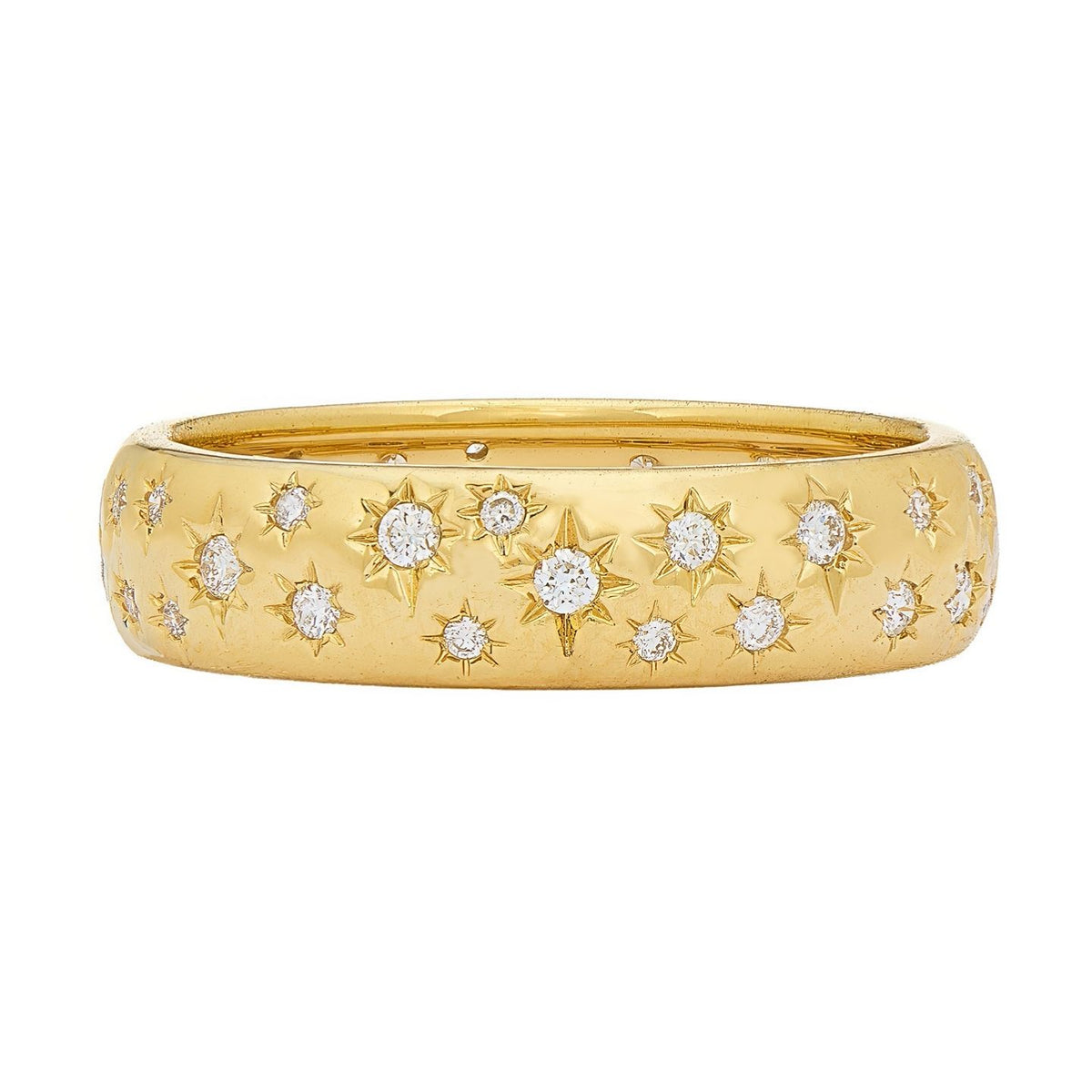 Celeste White Diamond Band