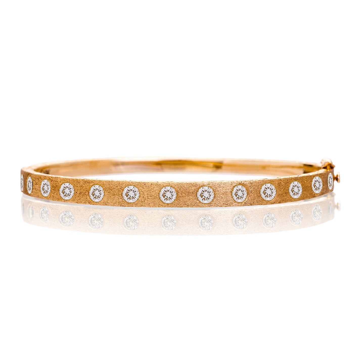 Dunes White Diamond Wide Bangle