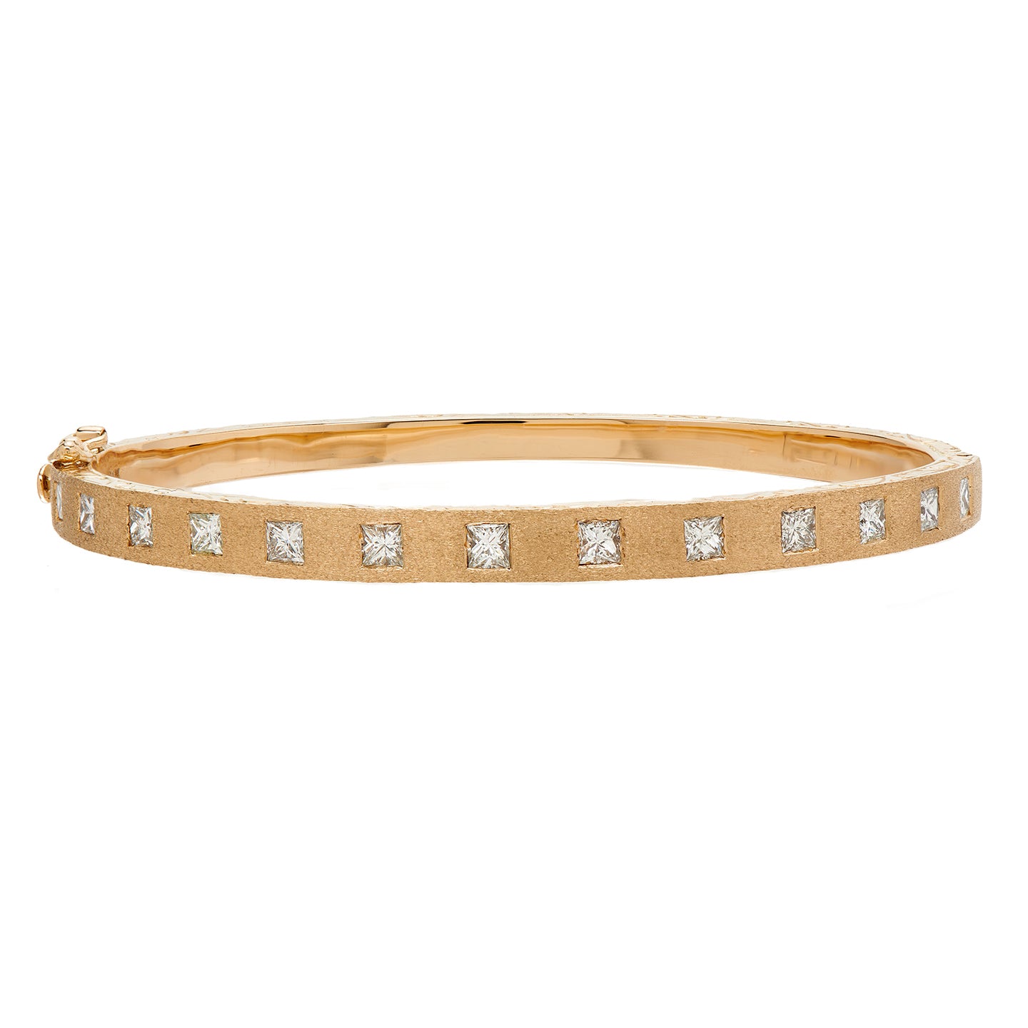 Dunes Edge White Diamond Wide Bangle