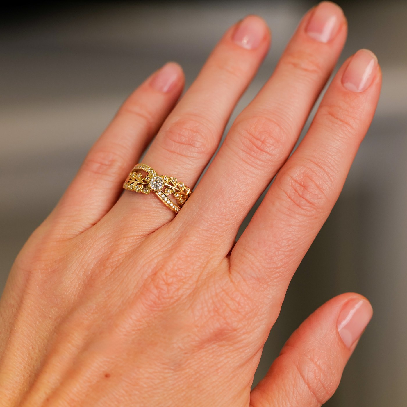 Ivy White Diamond Ring