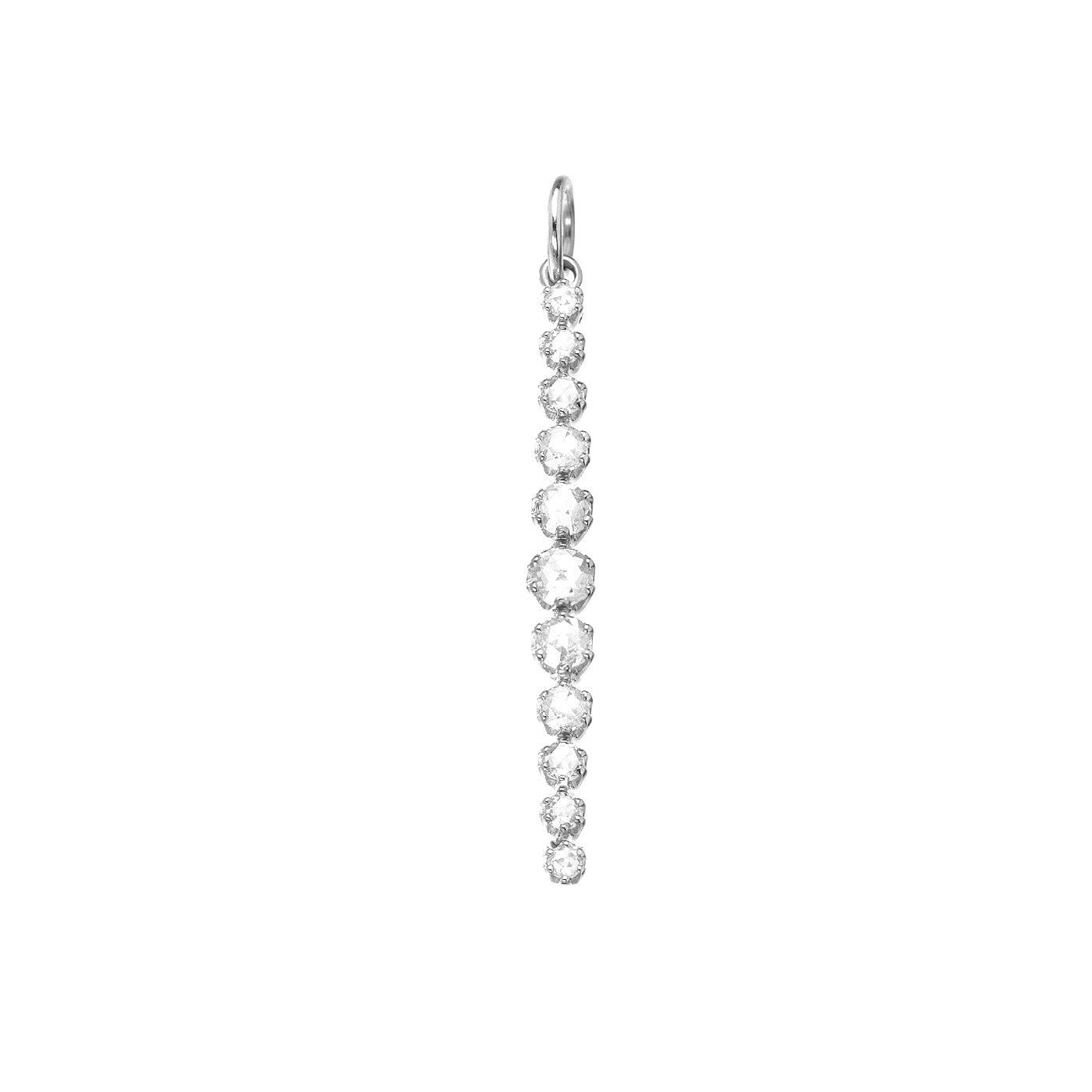 Alexa White Diamond Linear Pendant