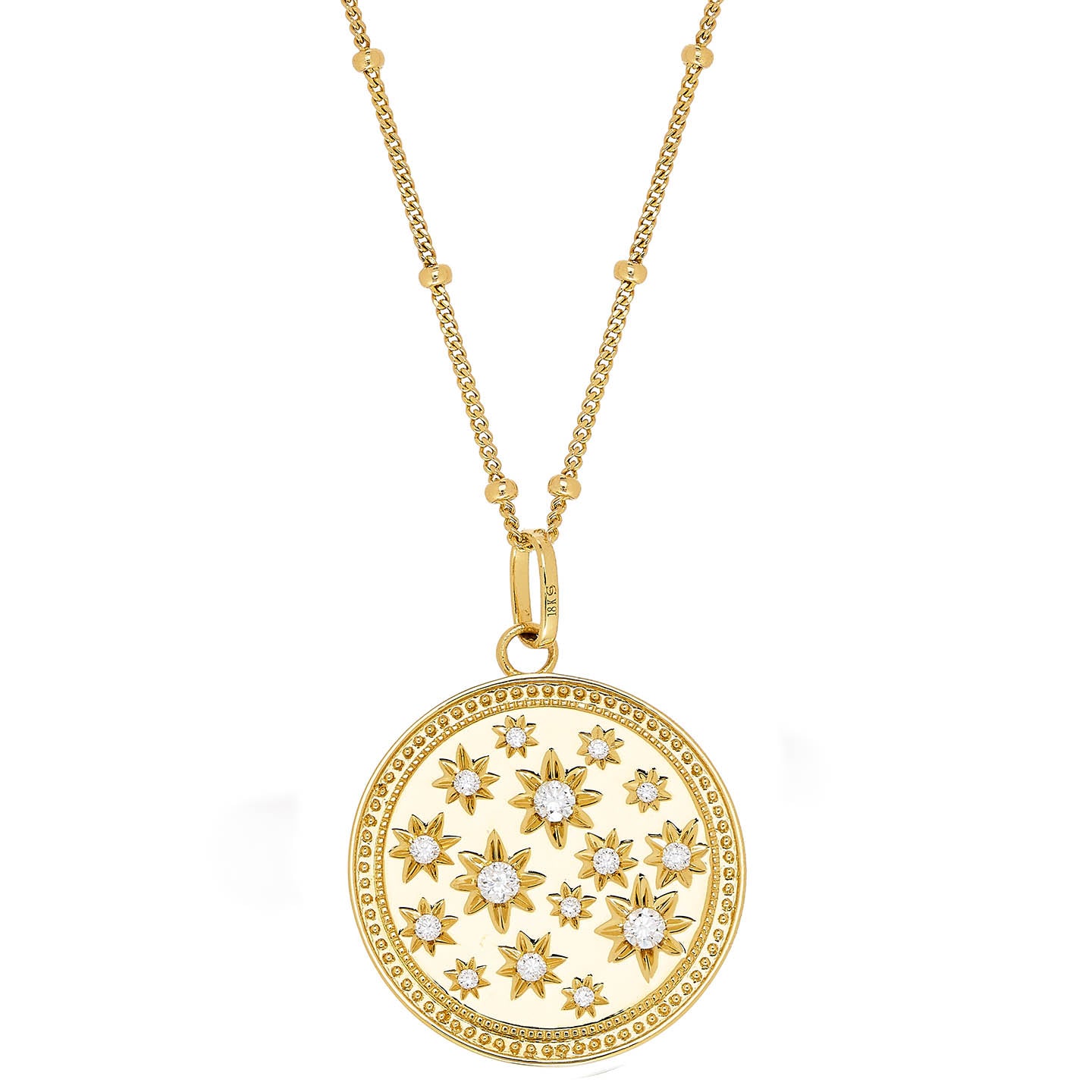 Celeste White Diamond Pendant