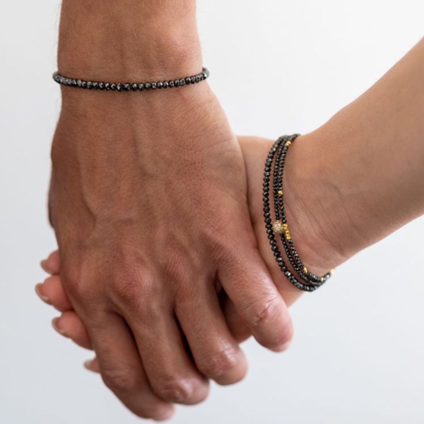 Noir Black Diamond and Gold Bracelet