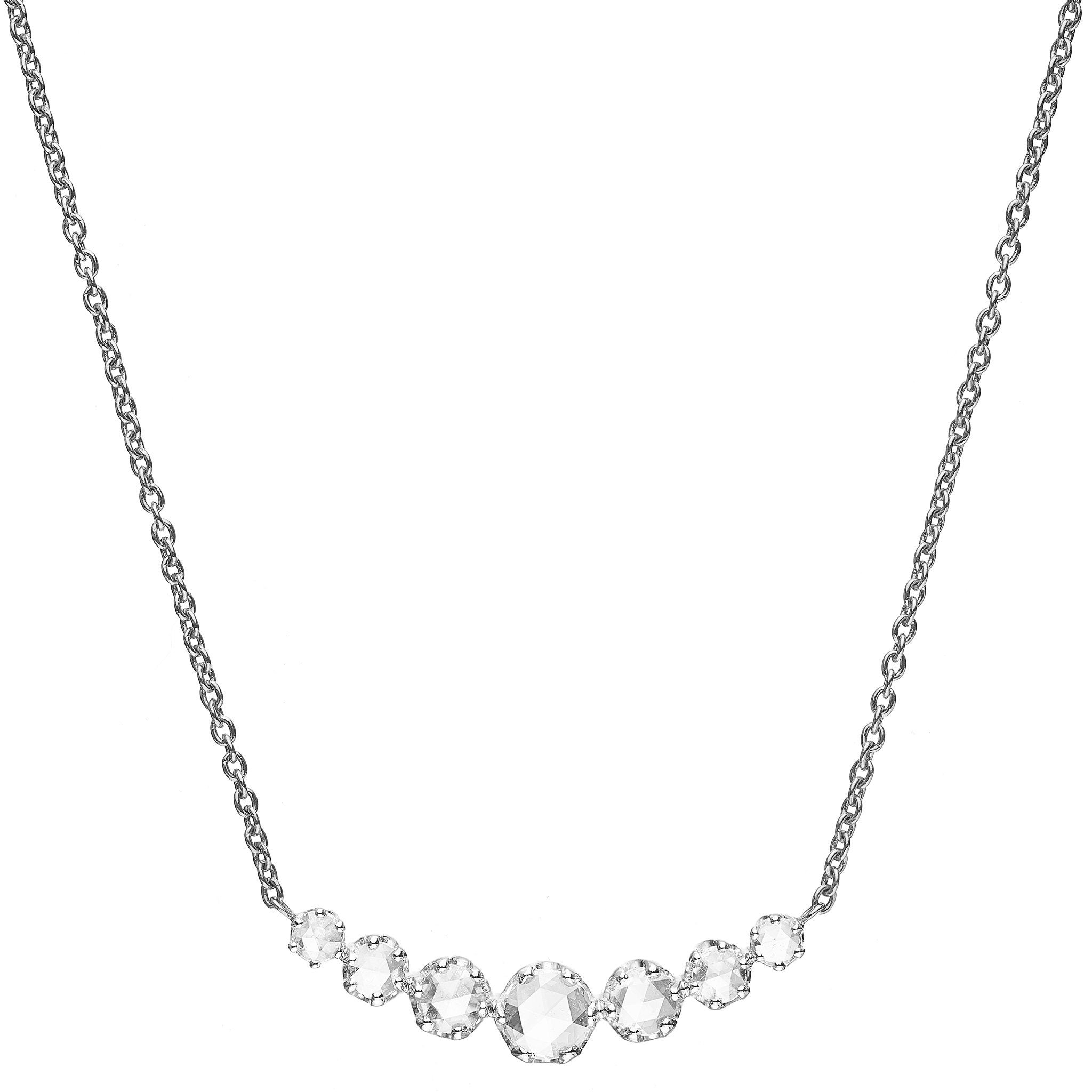 Giselle White Diamond Necklace