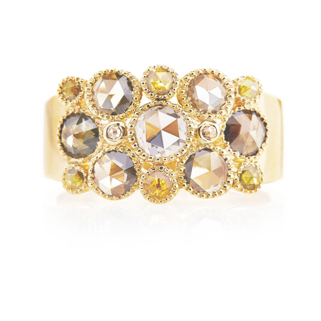 Josephine Multi-Color Diamond Ring