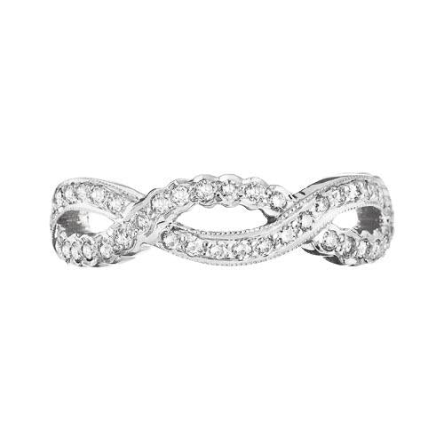Infinity White Diamond Band