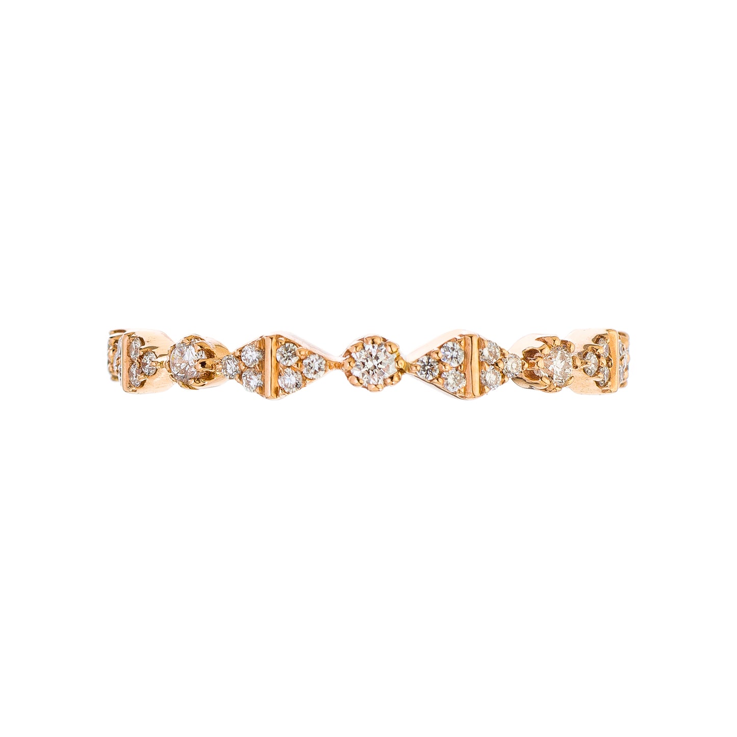 Rosée White Diamond Band