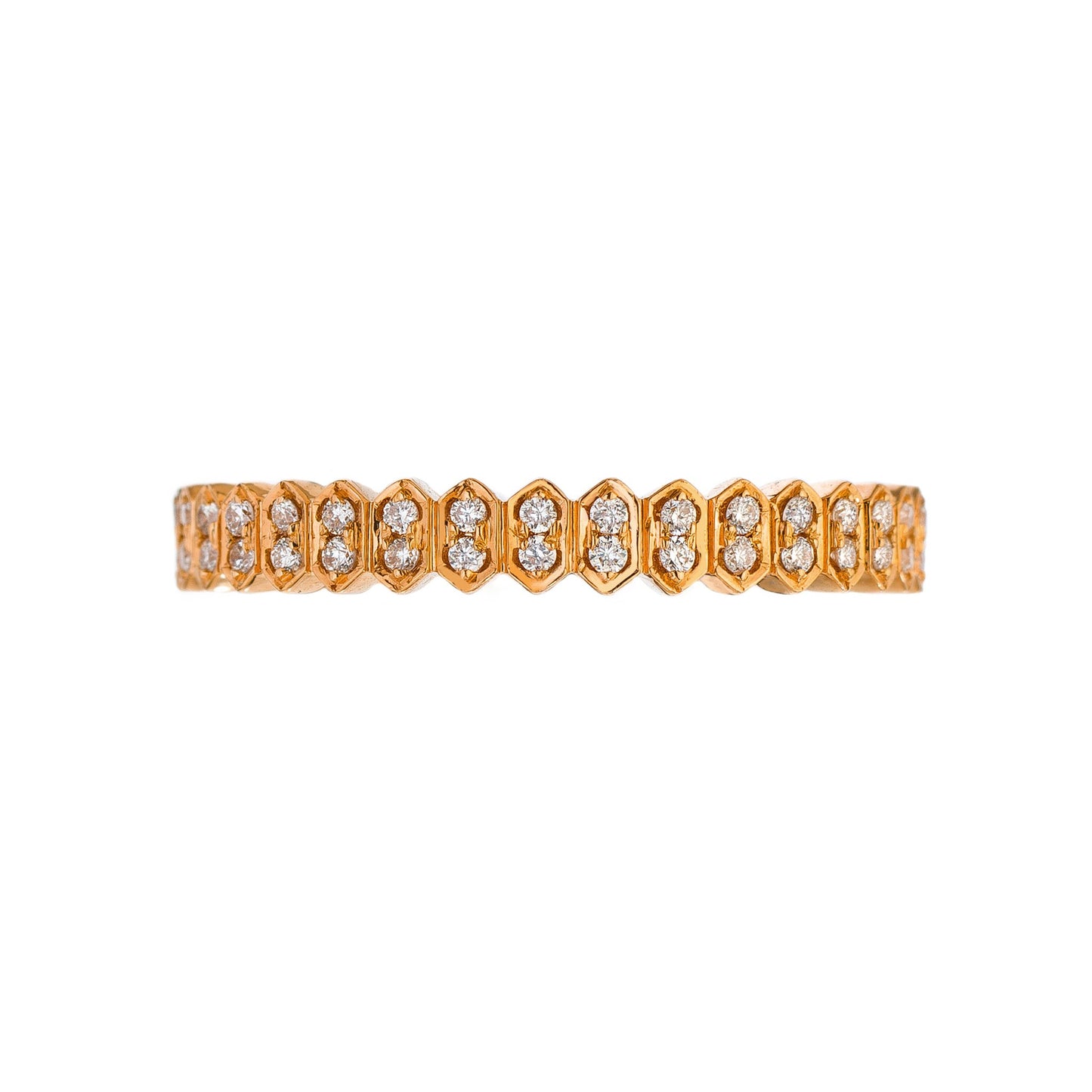 Abacus Small White Diamond Band