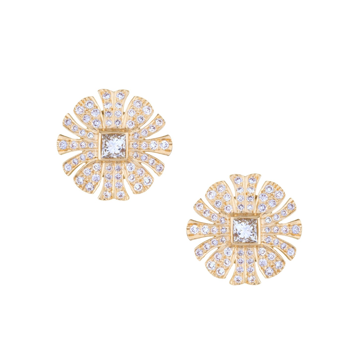 Waterfall White Diamond Earrings