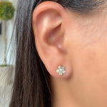 Tuilerie White Diamond Stud Earrings