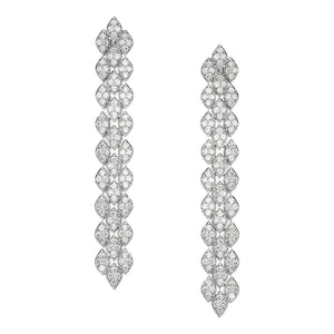 Darcy White Diamond Chandelier Earrings