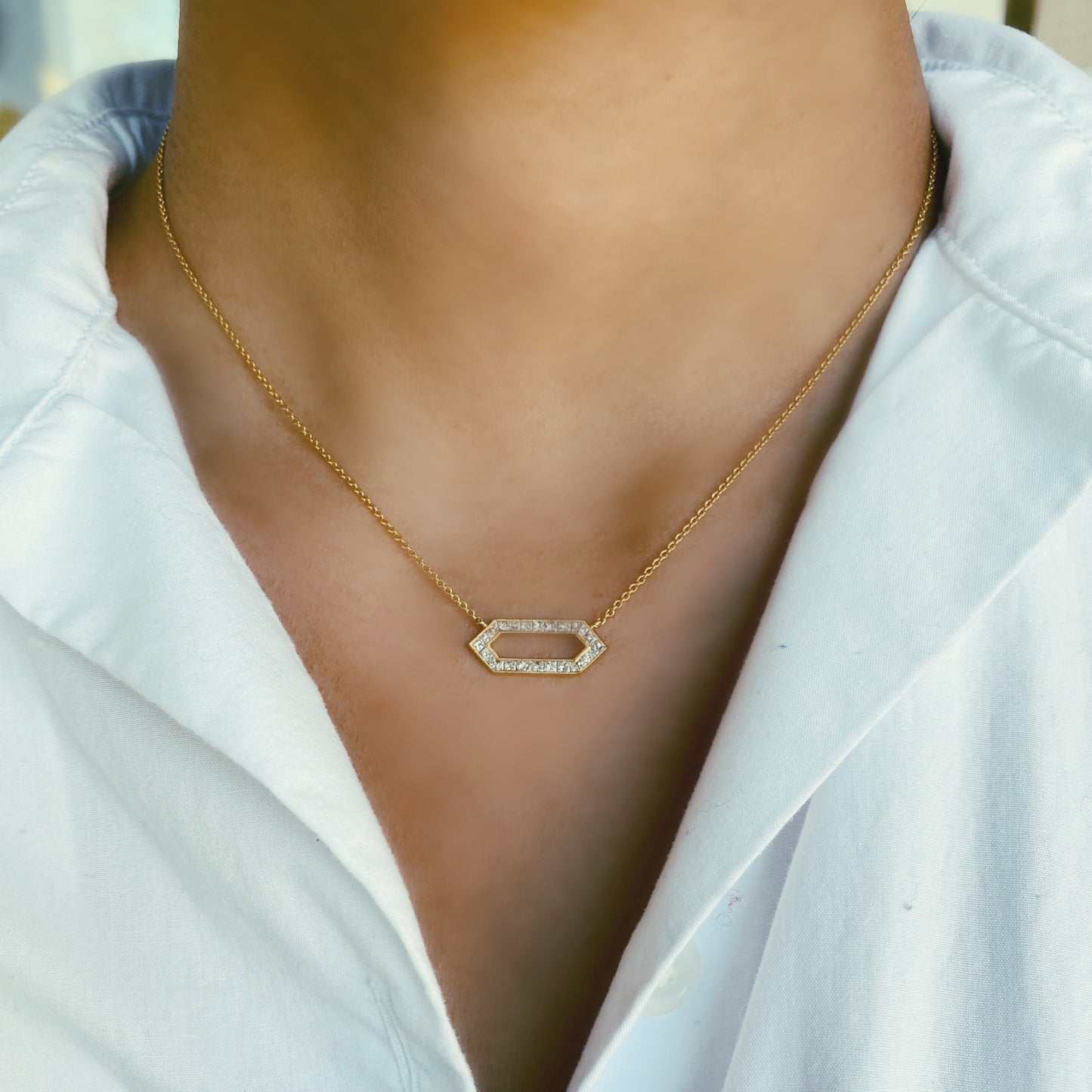 Kerri White Diamond Necklace