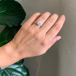 Aster White Diamond Ring