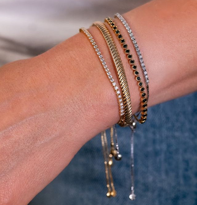 BLACK DIAMOND BANGLES & BRACELETS