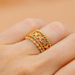 Rope Yellow Gold Band