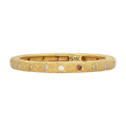 Dunes Narrow Multi-Color Diamond Band