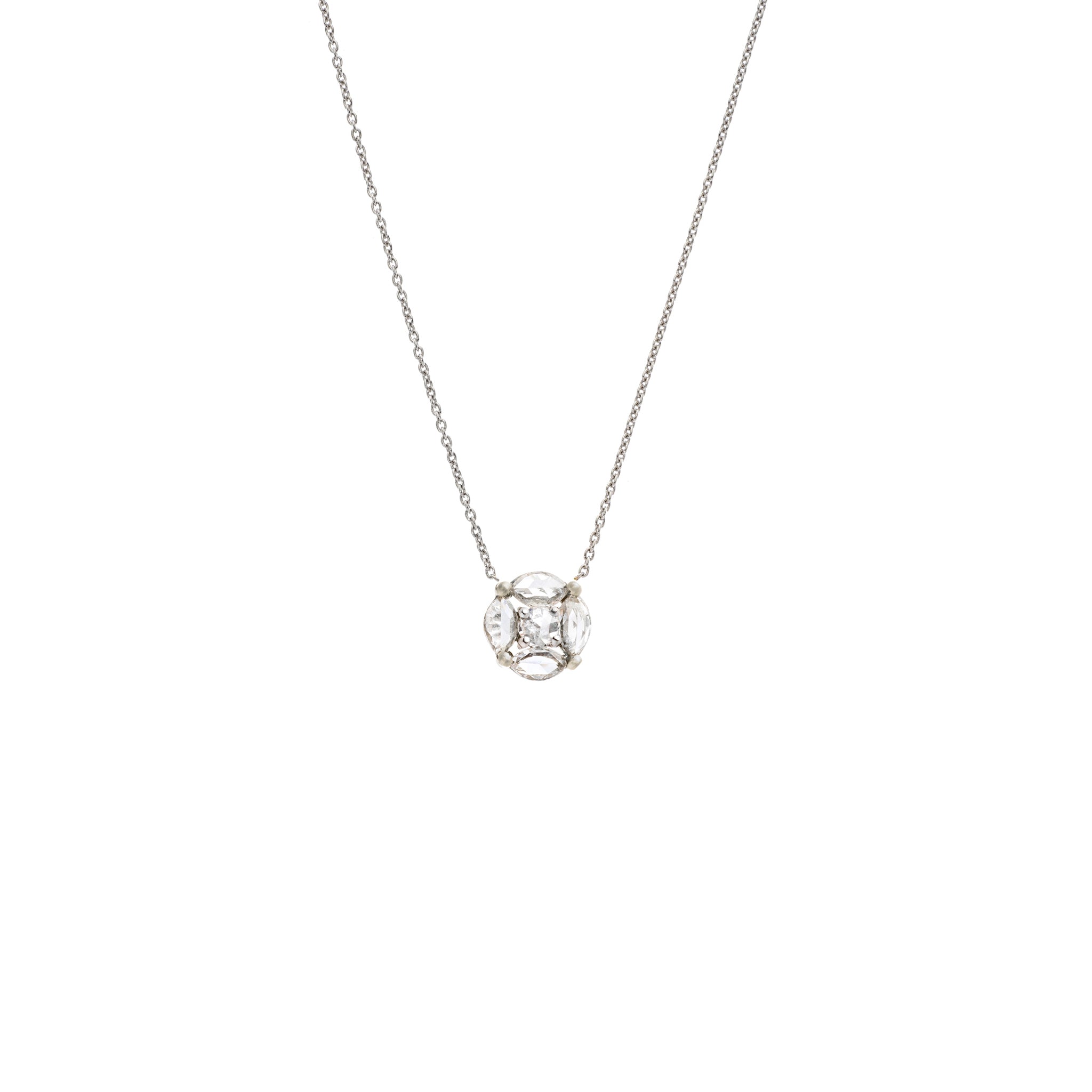 Sophia White Diamond Necklace
