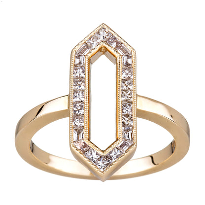 Kerri White Diamond Cocktail Ring