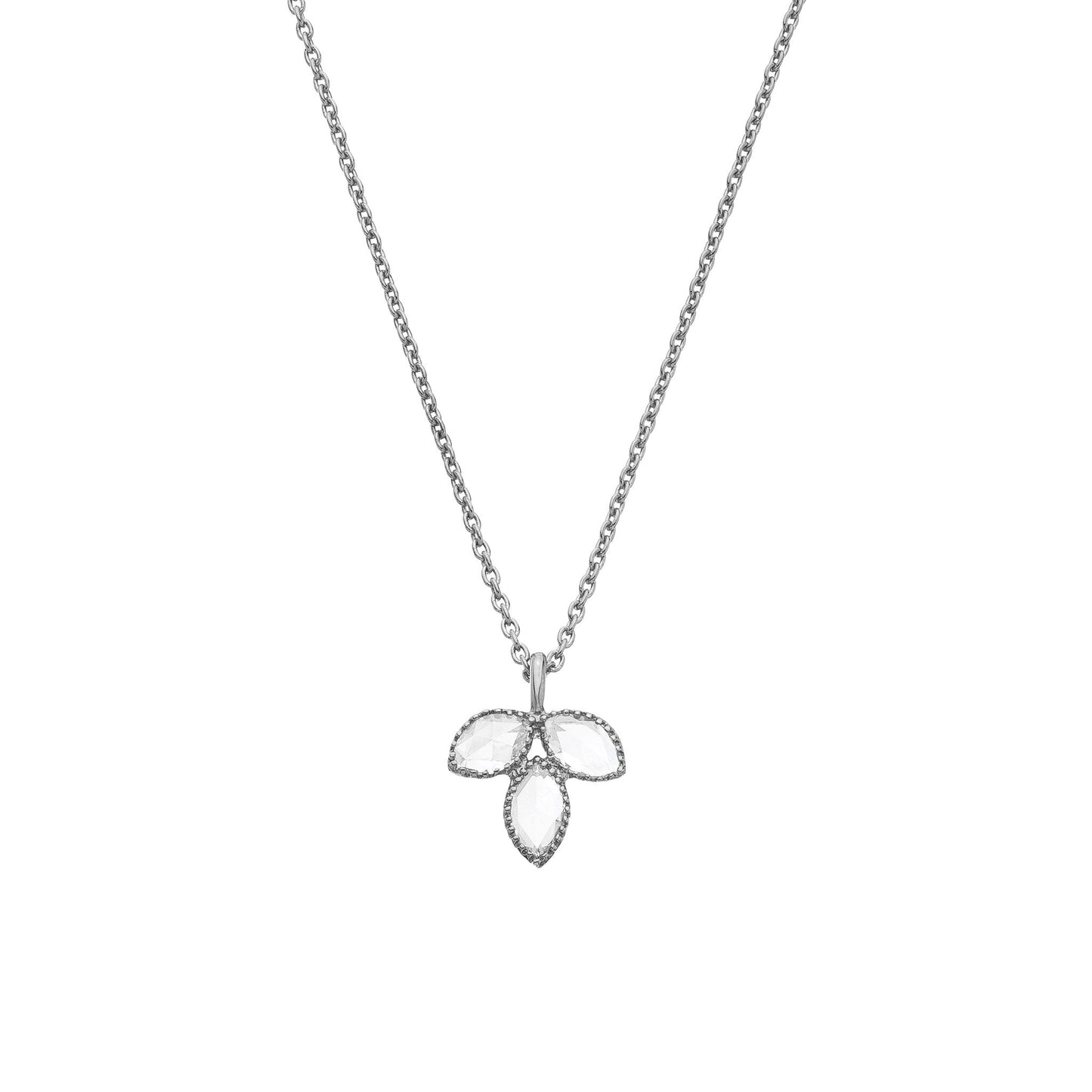 Lilah White Diamond Necklace