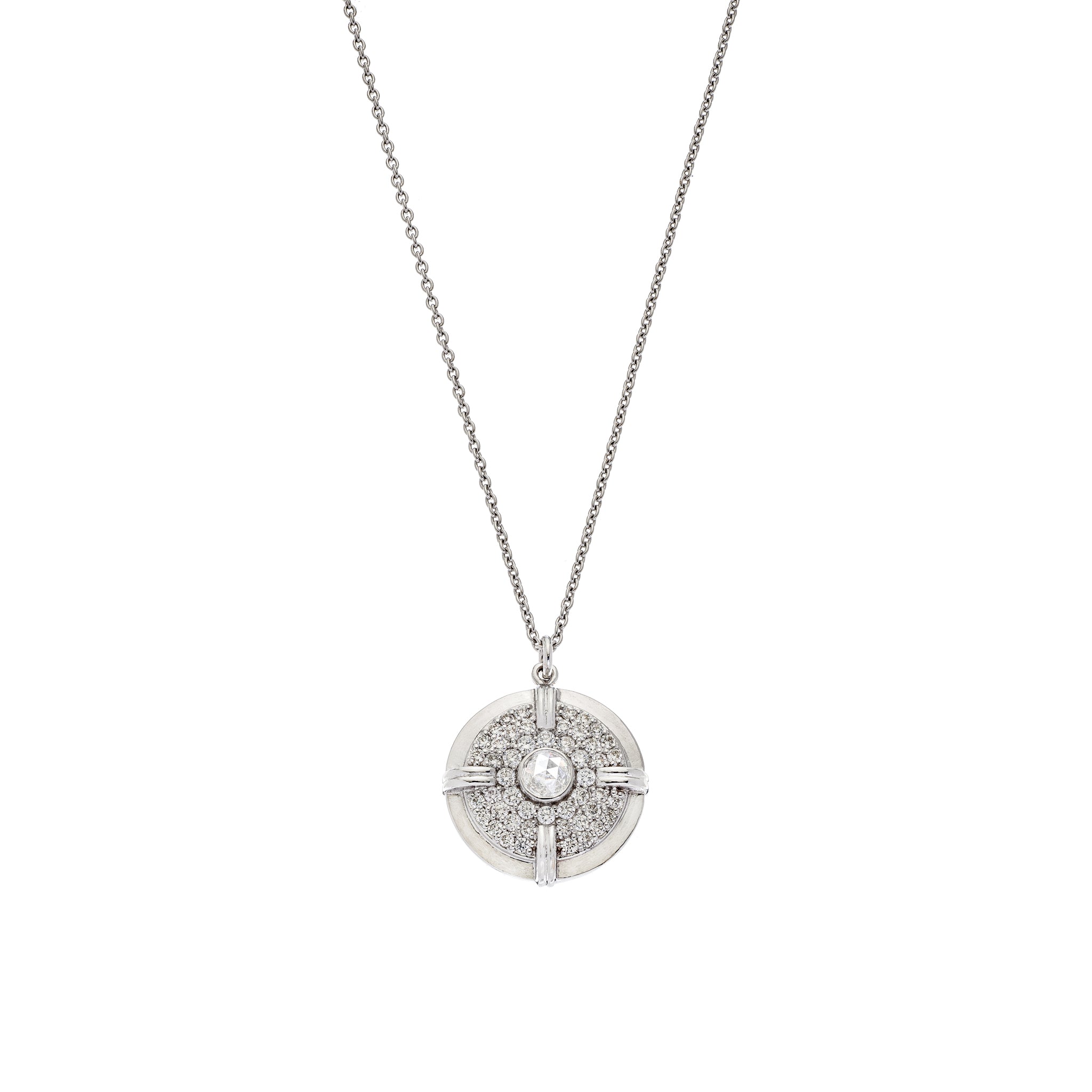 Nora White Diamond Necklace