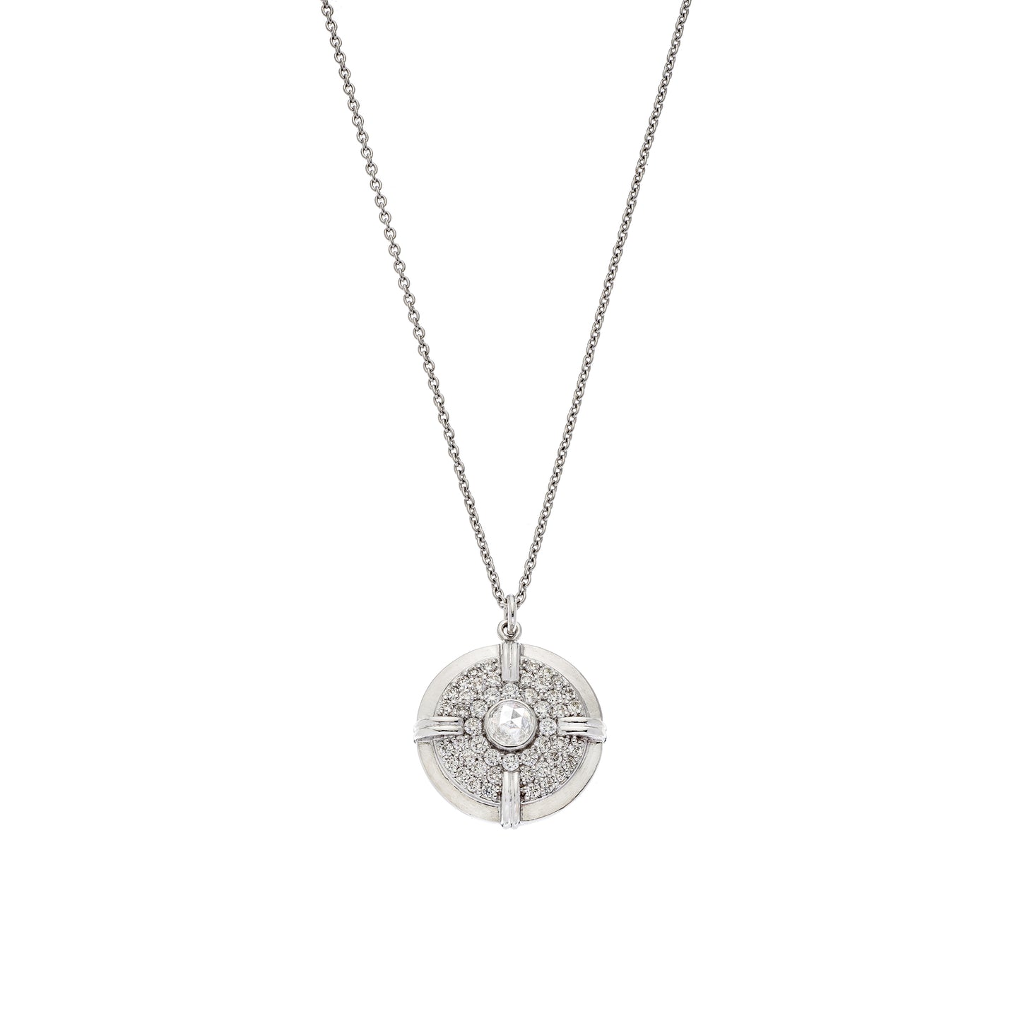 Nora White Diamond Necklace