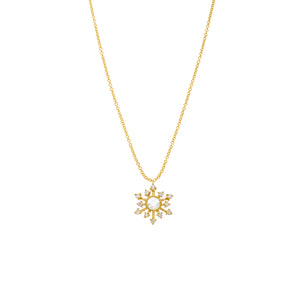 Leena White Diamond Necklace