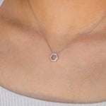 Stella White Diamond Necklace