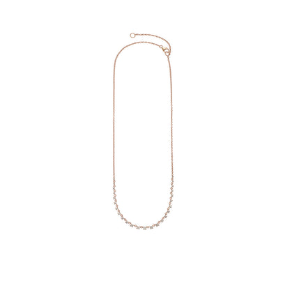 Mylene White Diamond Tennis Necklace