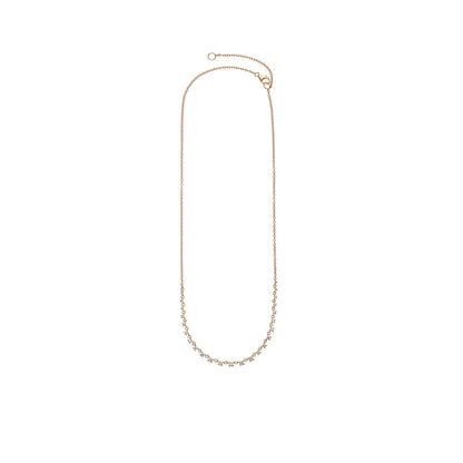 Mylene White Diamond Tennis Necklace