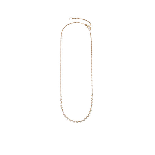 Mylene White Diamond Tennis Necklace