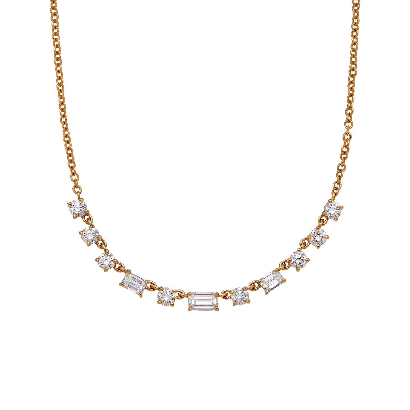 Madison White Diamond Necklace